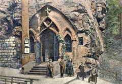 průčelí kaple po úpravě v roce 1903