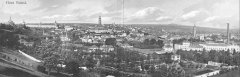 dobová pohlednice města s kostelem (uprostřed)