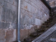 pravá přezděná stěna hrobky