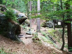 východní část areálu (vlevo)