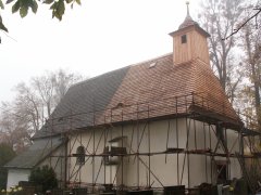 pohled zepředu zleva - nová šindelová střecha