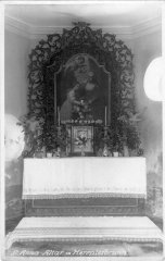 oltář sv. Anny v kapli