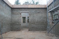 interiér opravované kaple