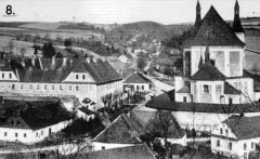 celkový pohled na kostel s klášterem