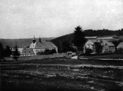 historické foto klášterního komplexu