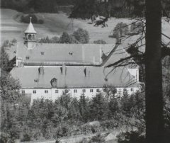 historické foto klášterního komplexu