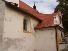 pohled na pravou stěnu
