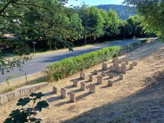 pohled na část hřbitova