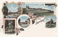 dobová pohlednice s kostelem