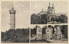 starší foto kostela (vpravo nahoře)