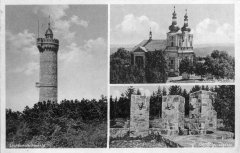 kostel na dobové pohlednici