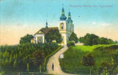 dobová pohlednice poutního areálu