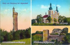 kostel na dobové pohlednici