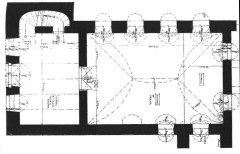 půdorys synagogy