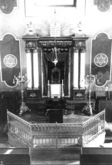 historické foto interiéru synagogy