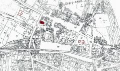 synagoga na katastrální mapě