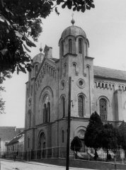 historické foto synagogy