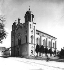 historické foto synagogy