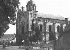 historické foto synagogy