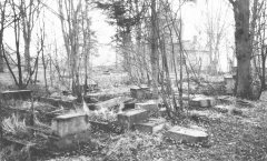 historické foto hřbitova