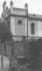 historické foto synagogy
