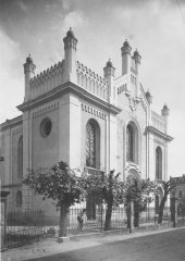 historické foto synagogy