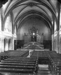 historické foto interiéru synagogy