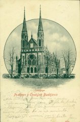 dobová pohlednice se synagogou