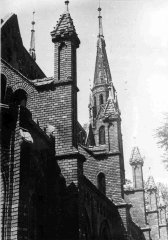 pohled na synagogu od východu