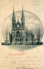 dobová pohlednice se synagogou