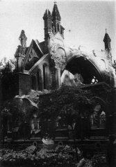 zadní část synagogy po odstřelu