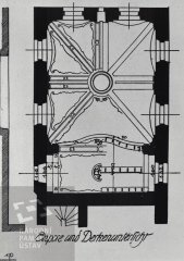 detail stavebního plánu synagogy