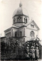 historické foto synagogy