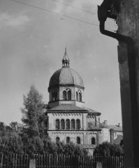 historické foto synagogy