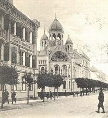 historické foto synagogy