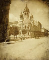 historické foto synagogy