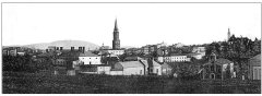 historické foto synagogy (vpravo)