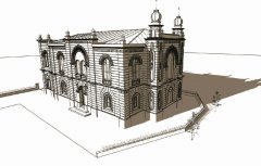 rekonstrukce synagogy