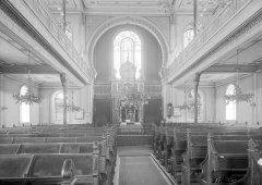 historické foto interiéru synagogy