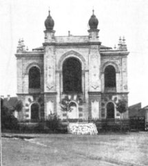 historické foto synagogy
