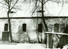 jižní průčelí synagogy