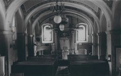 historické foto interiéru synagogy