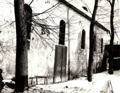 jižní průčelí synagogy