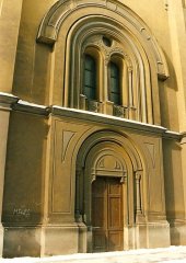 průčelí synagogy