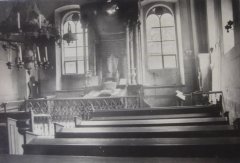 historické foto interiéru synagogy