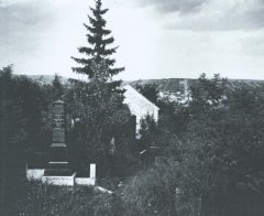 historické foto hřbitova