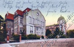 dobová pohlednice se synagogou