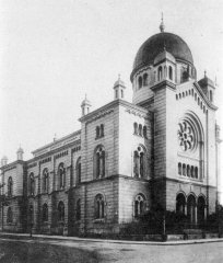 historické foto synagogy