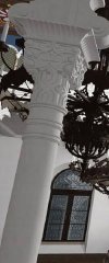 virtuální rekonstrukce interiéru synagogy - podpůrný sloup