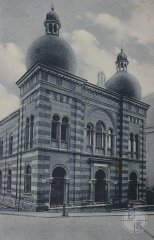 historické foto synagogy